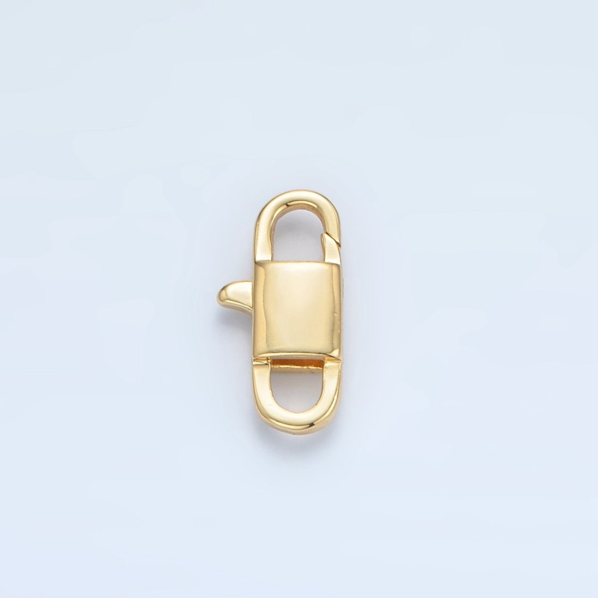 24K Gold Filled 14mm Rectangle Lobster Clasps Closure Findings | Z902 - DLUXCA