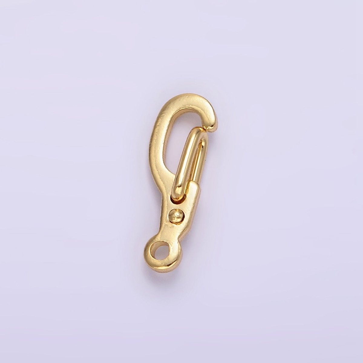24K Gold Filled 14mm Snap Hook Closure Findings in Gold & Silver | Z801 - DLUXCA