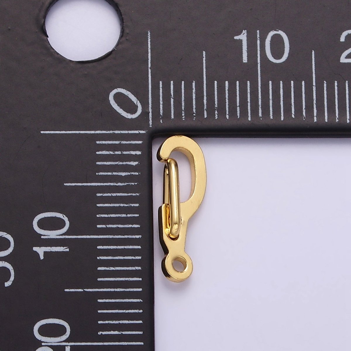 24K Gold Filled 14mm Snap Hook Closure Findings in Gold & Silver | Z801 - DLUXCA