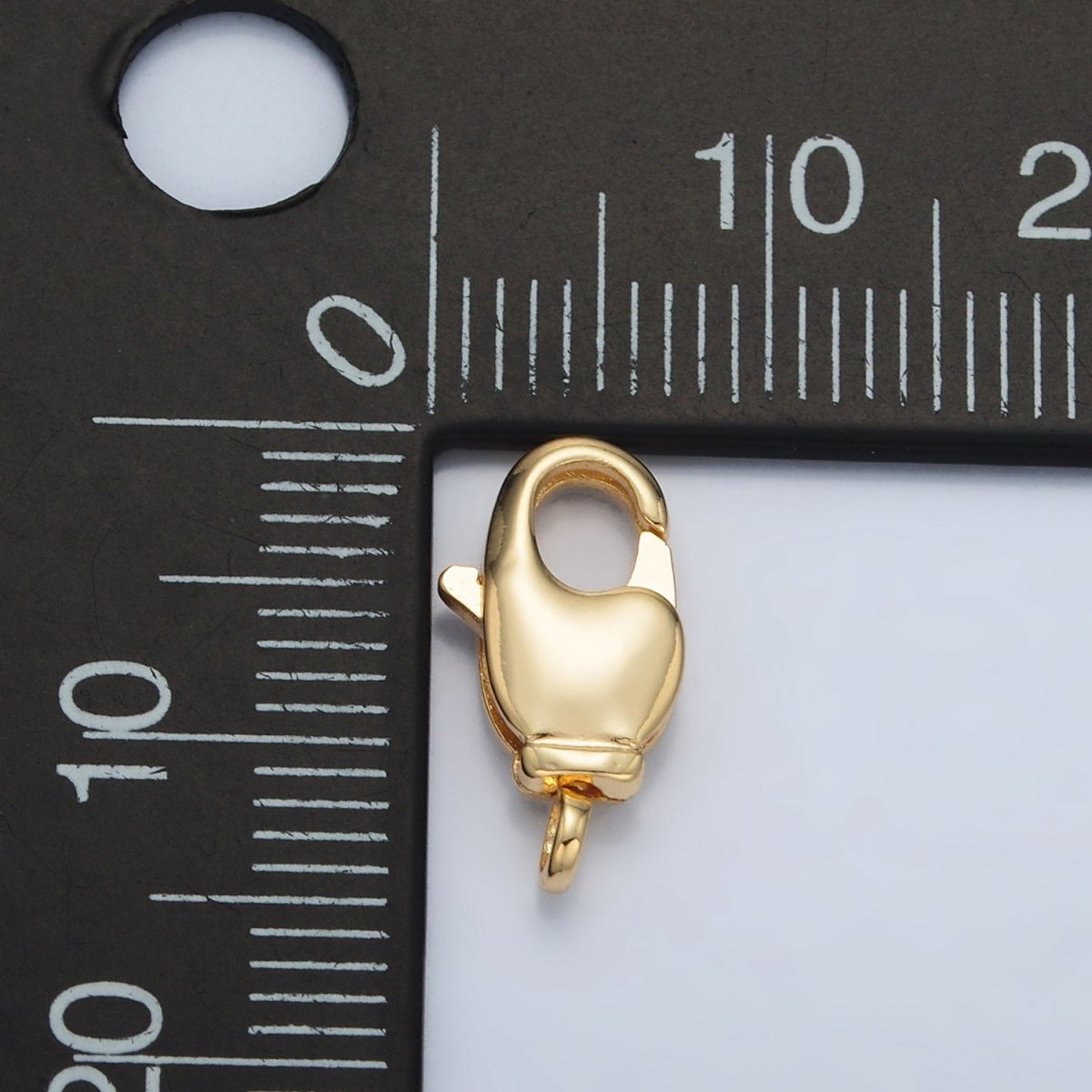 24K Gold Filled 15mm Lobster Claw Clasps Closure Findings | Z872 Z873 - DLUXCA