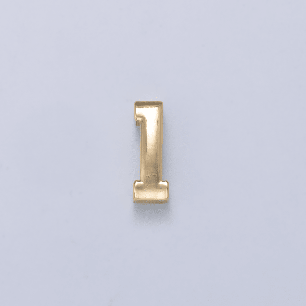 24K Gold Filled 20mm Minimalist Sport Number Numerology Bead | Beads-00478 Beads-00479 - DLUXCA