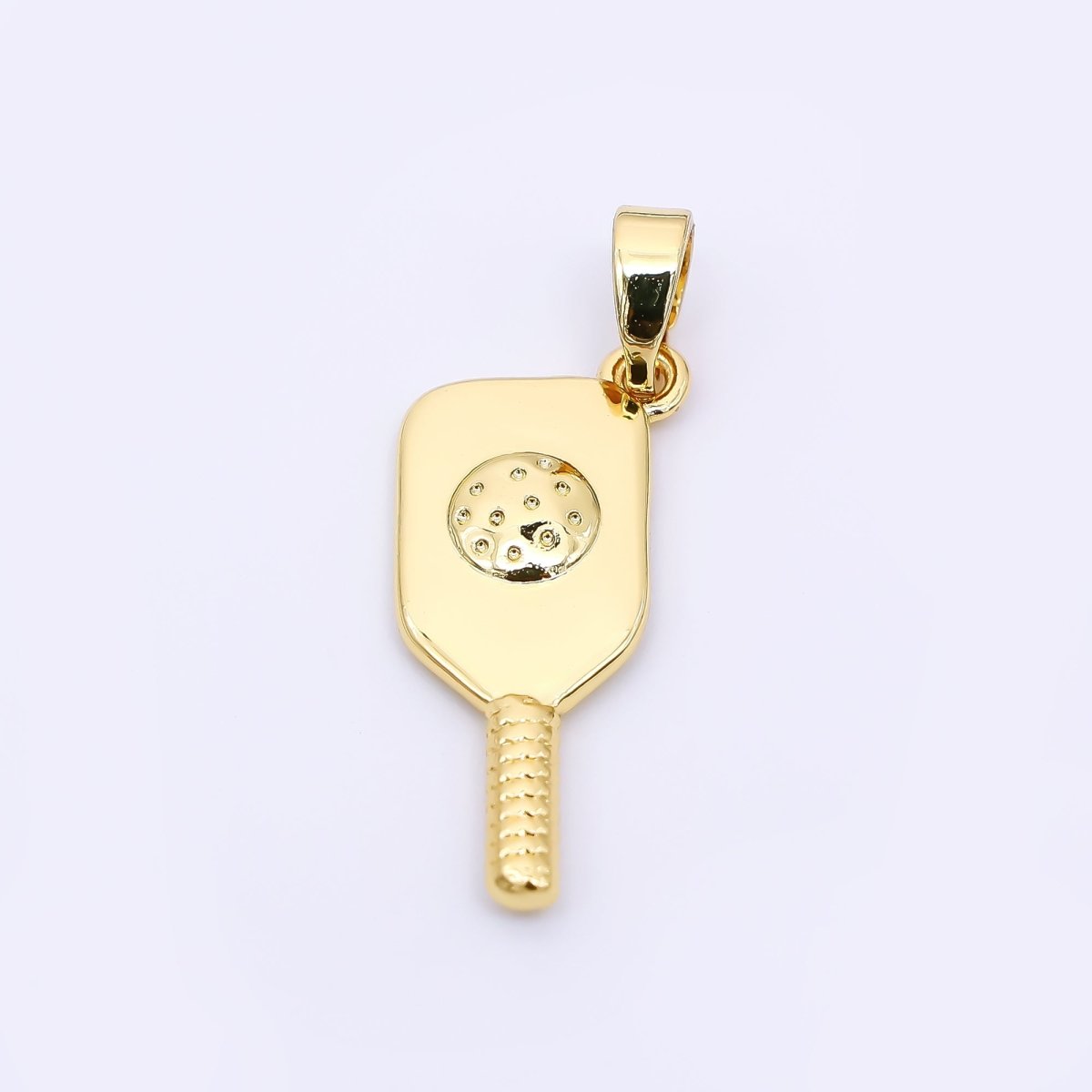 24K Gold Filled 22mm Power Paddle Sport Charm | AH - 476 - DLUXCA