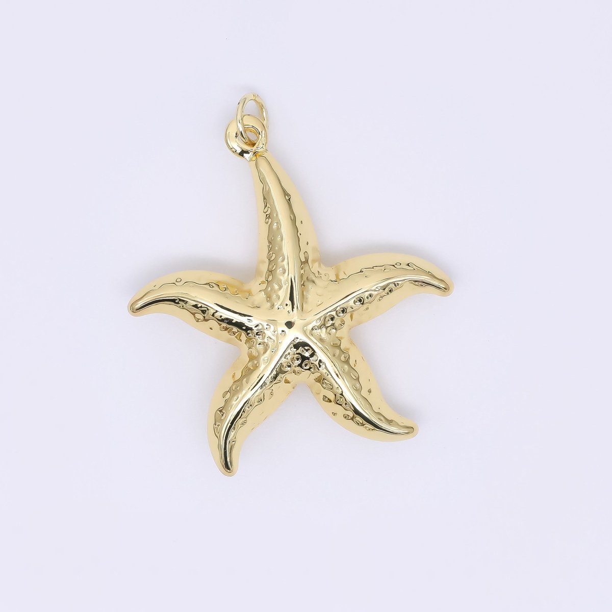 24K Gold Filled 32.5mm Realistic Under the Sea Starfish Animal Charm | AJ397 - DLUXCA