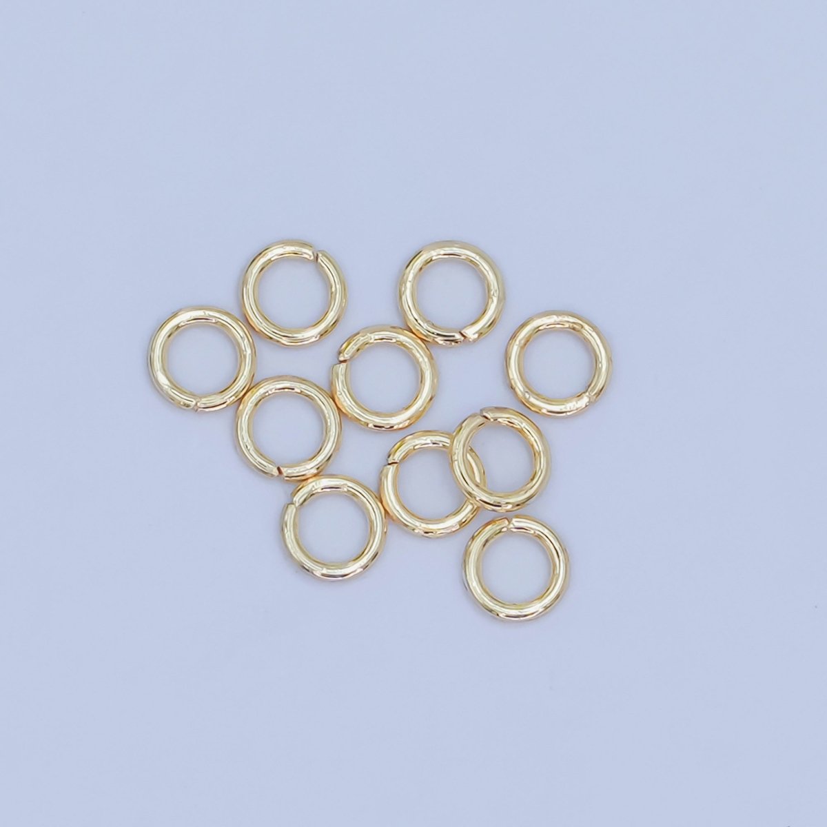 24K Gold Filled 3mm x 0.5mm ( 26 gauge ) Minimalist Jump Ring Finding Set in Gold & Silver | SP - 1614 - DLUXCA