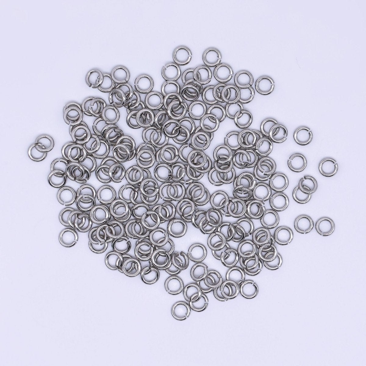 24K Gold Filled 5mm Classic Tiny Round Jumpring Findings in Gold & Silver | SP1640 - DLUXCA