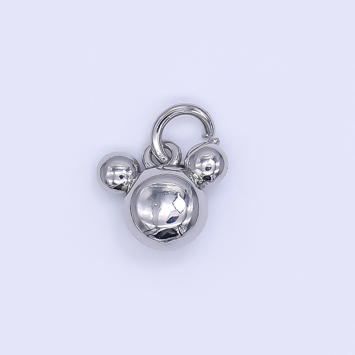 24K Gold Filled 8mm Tiny Mouse Twinkle Ears Animal Charm in Gold & Silver | AH - 580 - DLUXCA