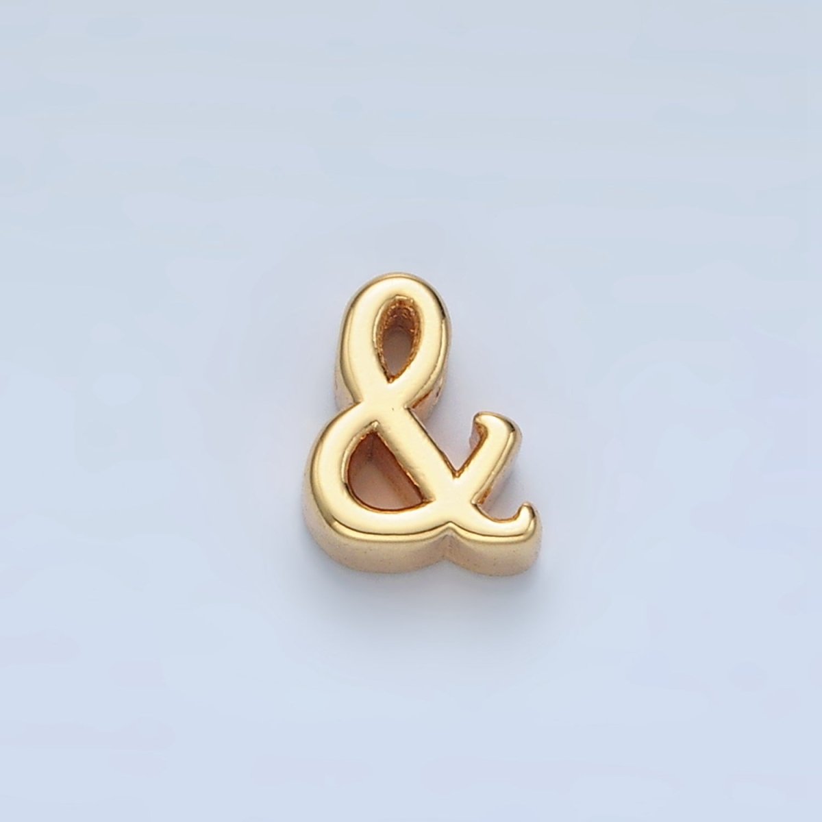 24K Gold Filled Ampersand And & Spacer Beads | B - 908 - DLUXCA