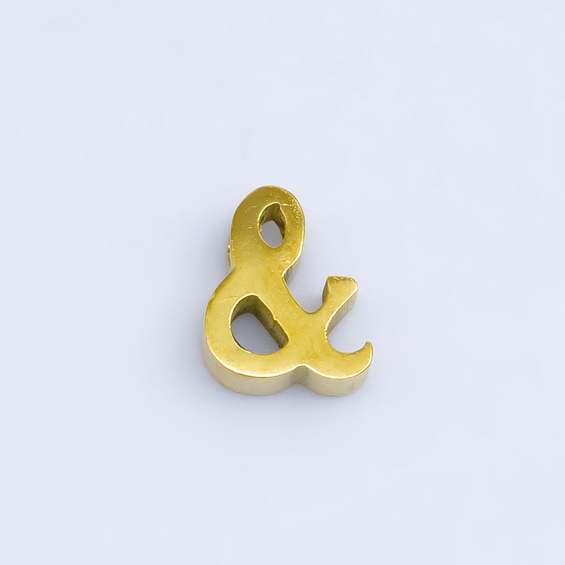 24K Gold Filled "&" and "#" Abbreviation Bead Spacer | B564 & B565 - DLUXCA