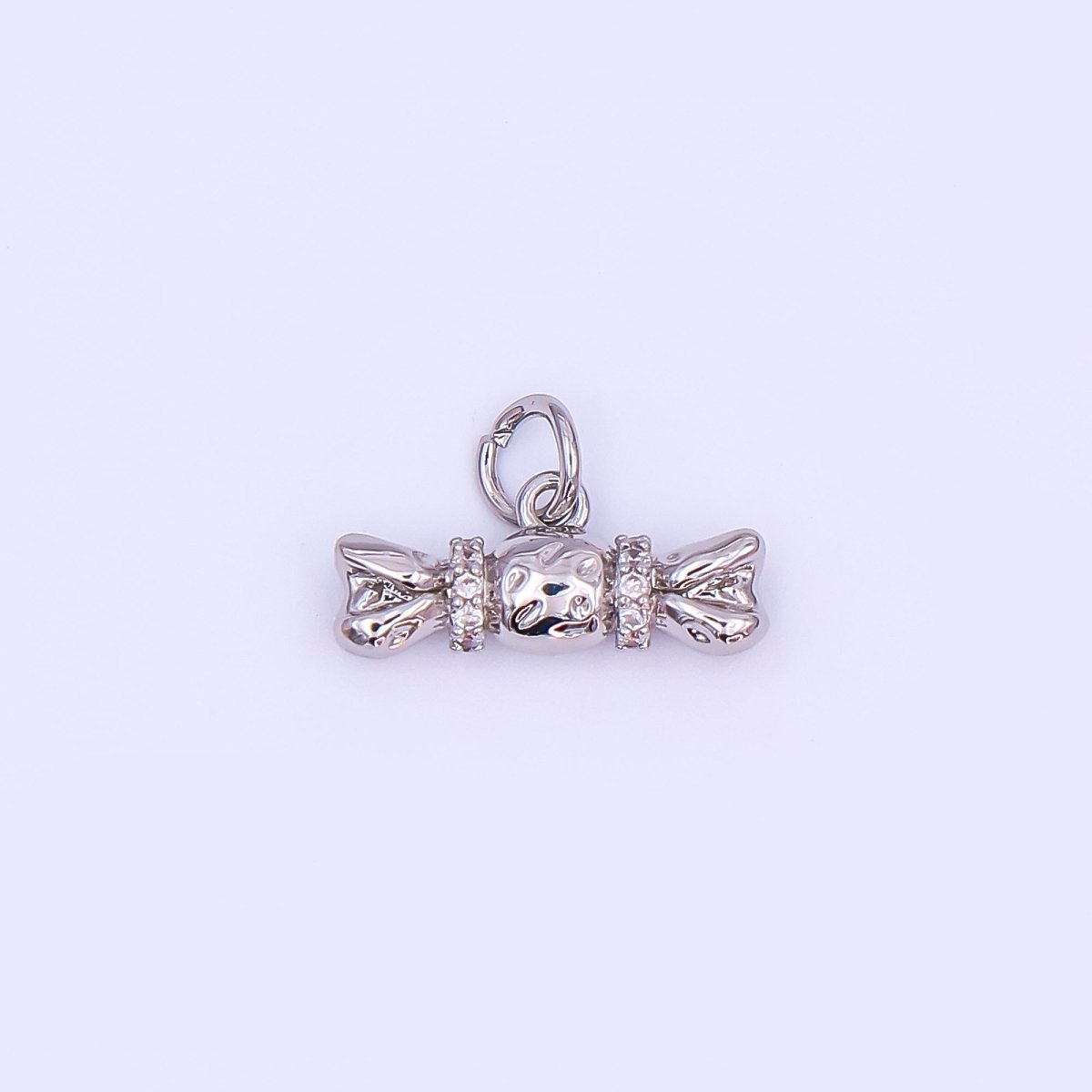 24K Gold Filled Candy Sweets Micro Paved CZ Charm in Gold & Silver | AF485 - DLUXCA