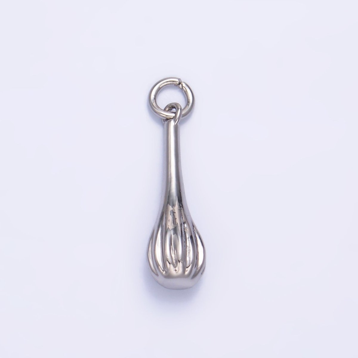 24K Gold Filled Cooking Whisk Utensil Tool 3D Multidimensional Charm in Gold & Silver | W346 - DLUXCA