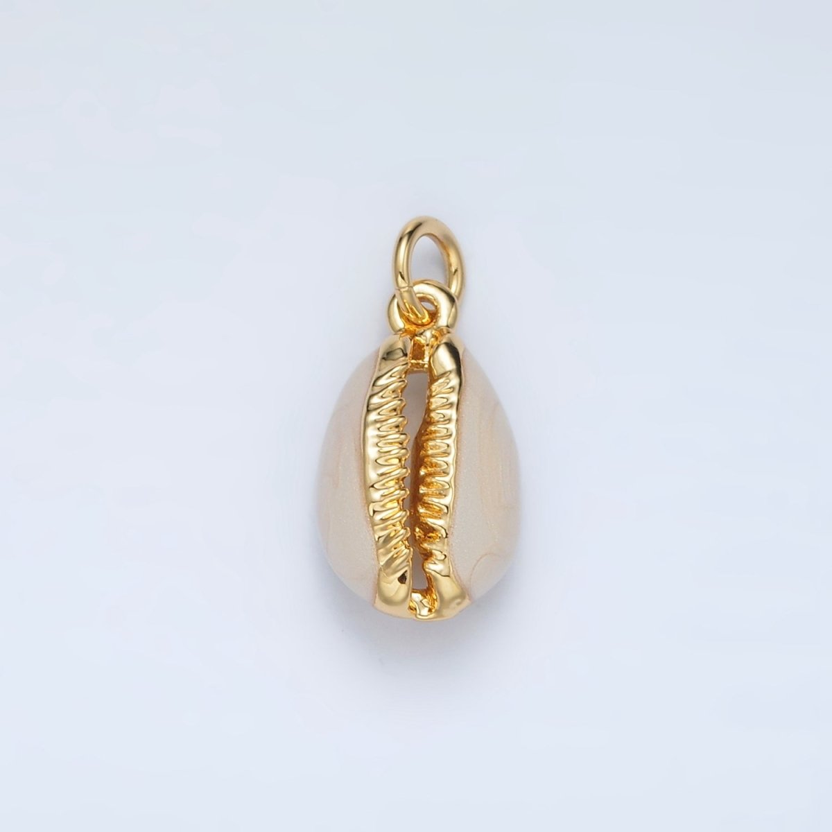 24K Gold Filled Cowrie Shell Charm | M - 832 - DLUXCA