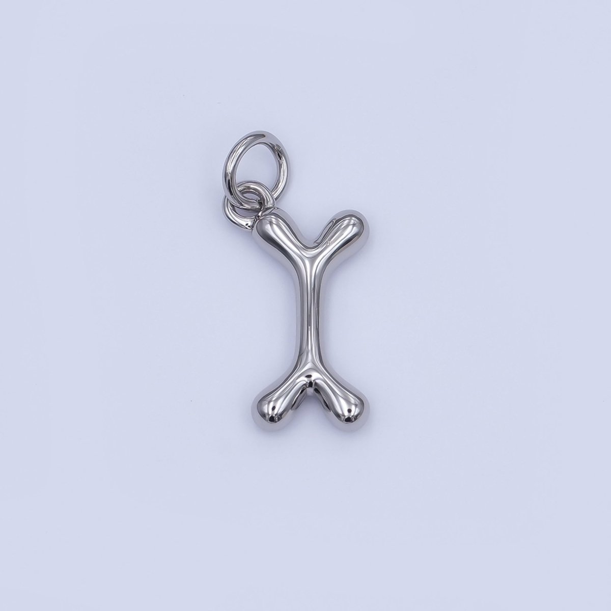 24K Gold Filled Dog Bone Multidimensional 3D Charm in Gold & Silver | AF475 - DLUXCA