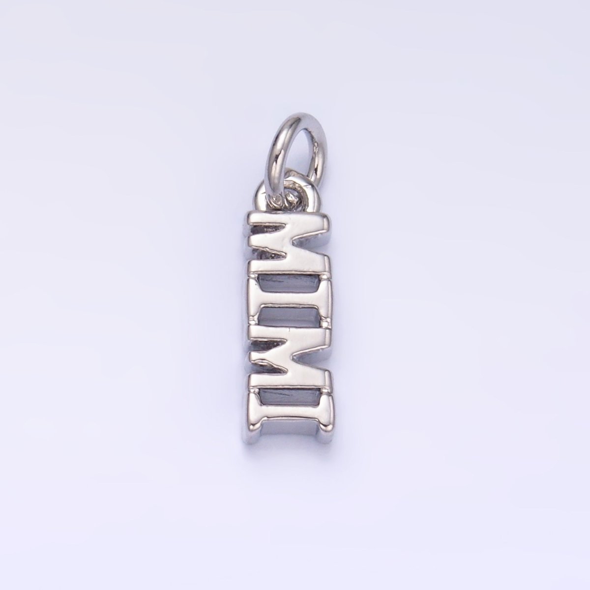 24K Gold Filled Grandmother "MIMI" Script Charm in Gold & Silver | W425 - DLUXCA