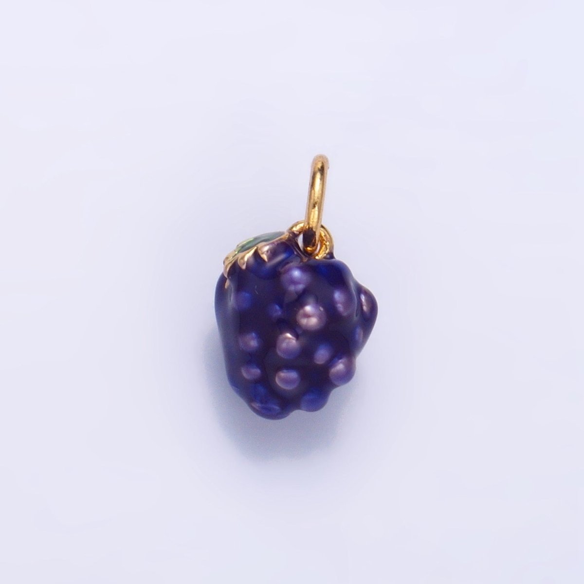 24K Gold Filled Grape Fruit Enamel Charm | W006 - DLUXCA