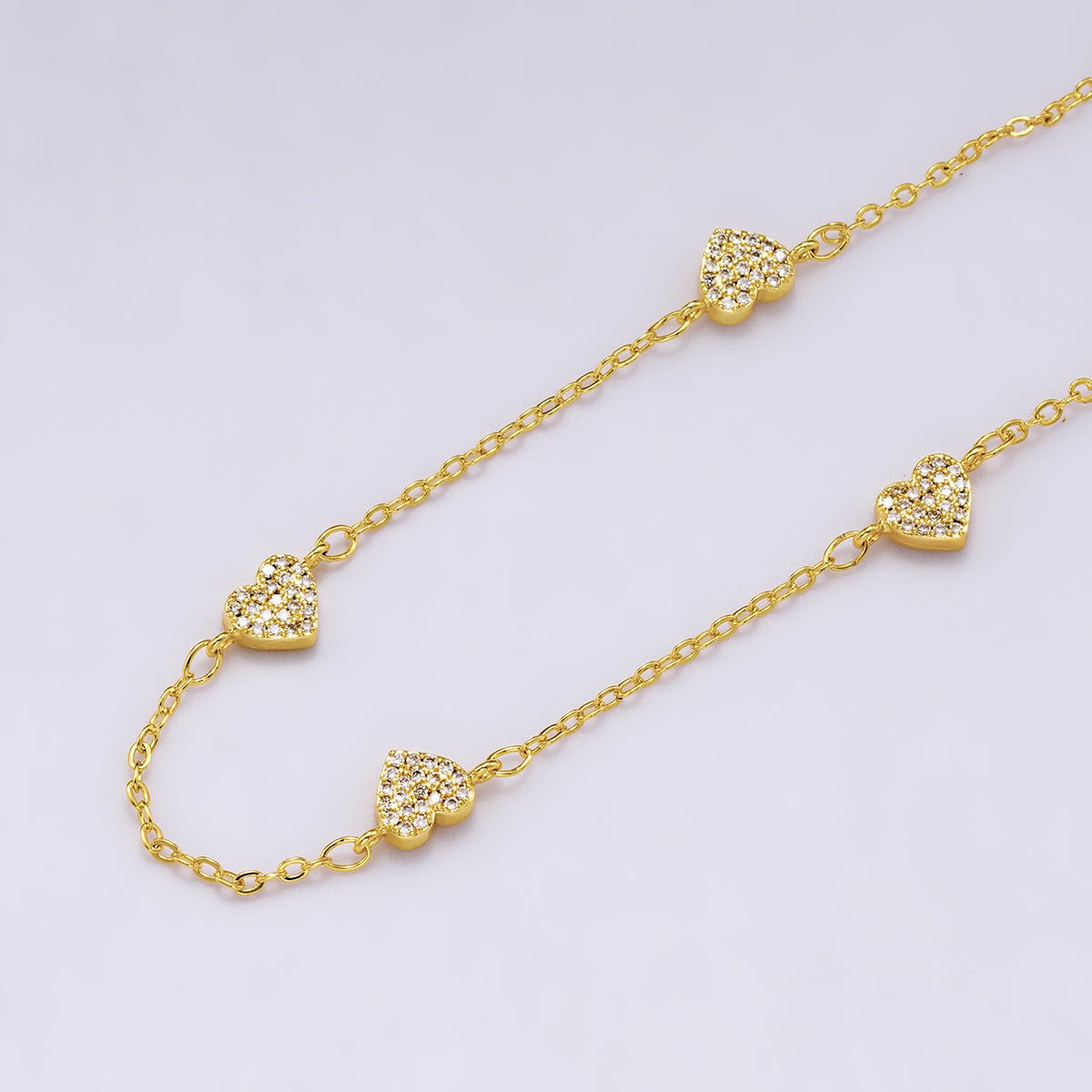 24K Gold Filled Heart Charm CABLE Roll Chain Sold by Yard For Jewelry Making, Necklace Bracelet Anklet Supply Component | ROLL - 420 Clearance Pricing - DLUXCA