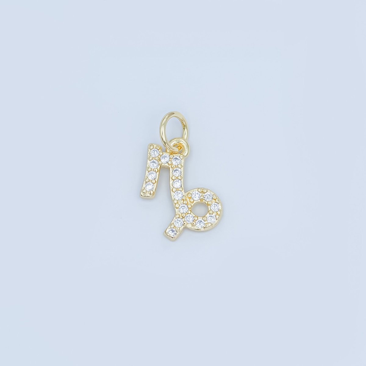 24K Gold Filled Micro Paved CZ Zodiac Sign Charm | A1313 - A1318 - DLUXCA