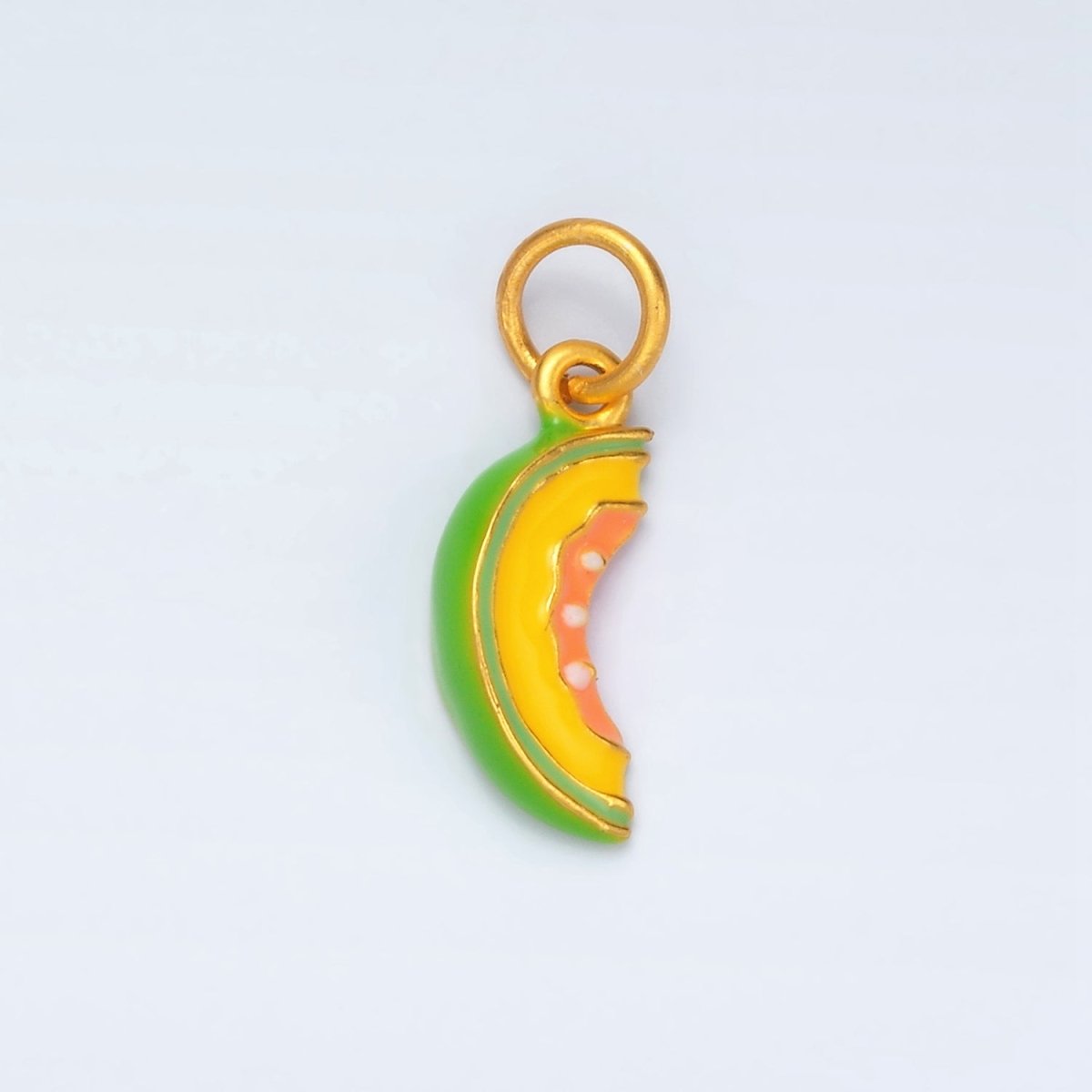 24K Gold Filled Mini Cantaloupe Fruit Charm | AG915 - DLUXCA