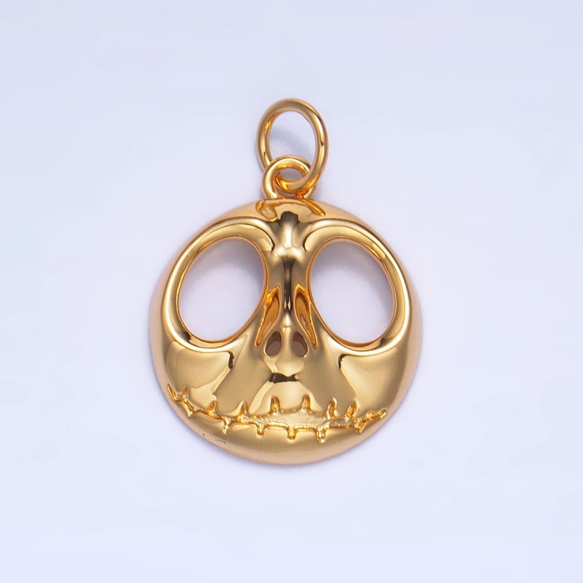 24K Gold Filled Nightmare Skeleton Charm in Gold & Silver | X926 - DLUXCA