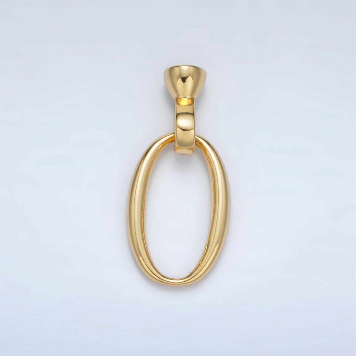 24K Gold Filled Oval Snap Latch Closure Findings Set | Z862 - DLUXCA