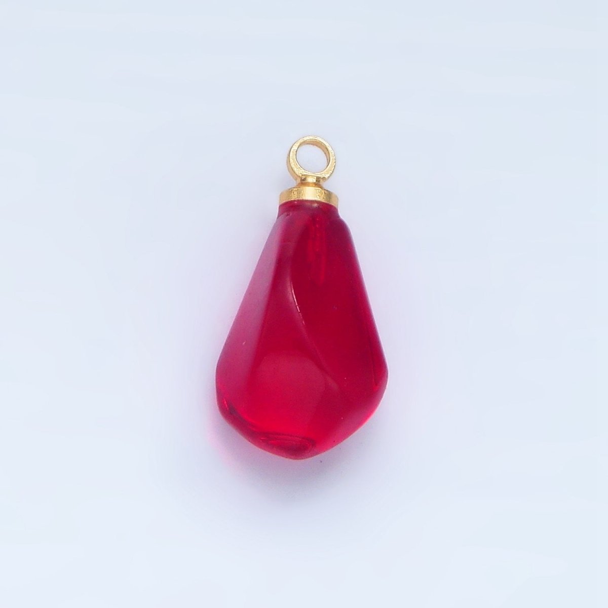 24K Gold Filled Pink Pomegranate Charm | X906 - DLUXCA