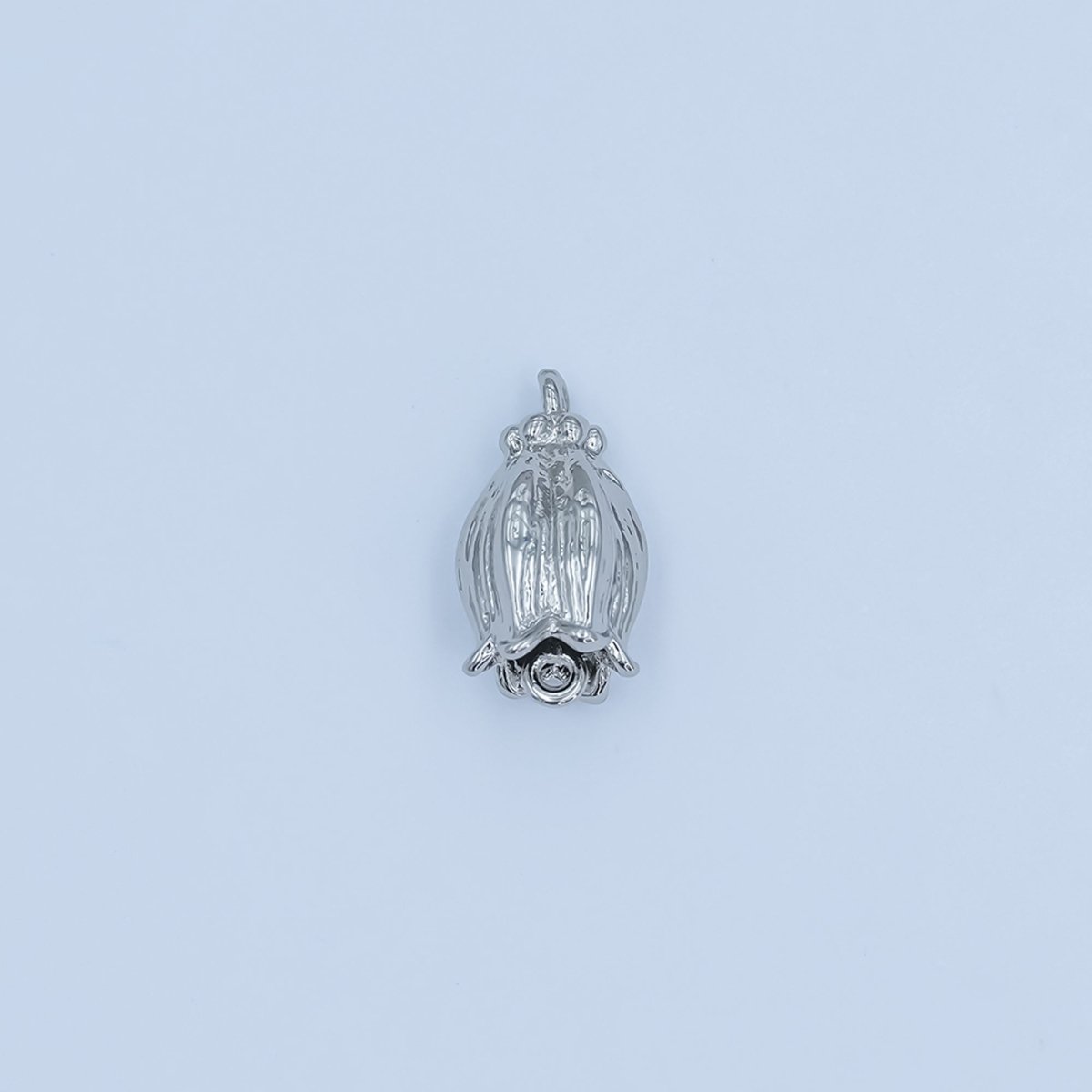 24K Gold Filled Rose Tulip Flower Multidimensional Connector in Gold & Silver | Y012 - DLUXCA