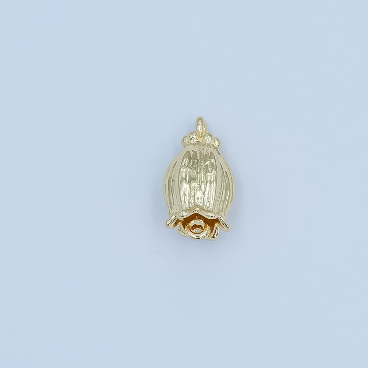 24K Gold Filled Rose Tulip Flower Multidimensional Connector in Gold & Silver | Y012 - DLUXCA