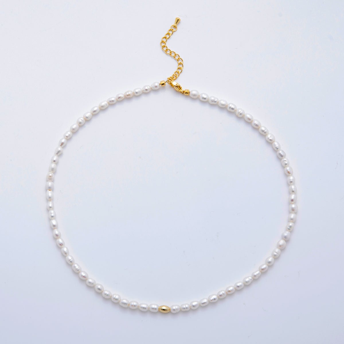 24K Gold Filled Sphere White, Pink, Purple Freshwater Pearl Handmade 16 Inch Necklace | WA - 3223 ~ WA - 3225 - DLUXCA