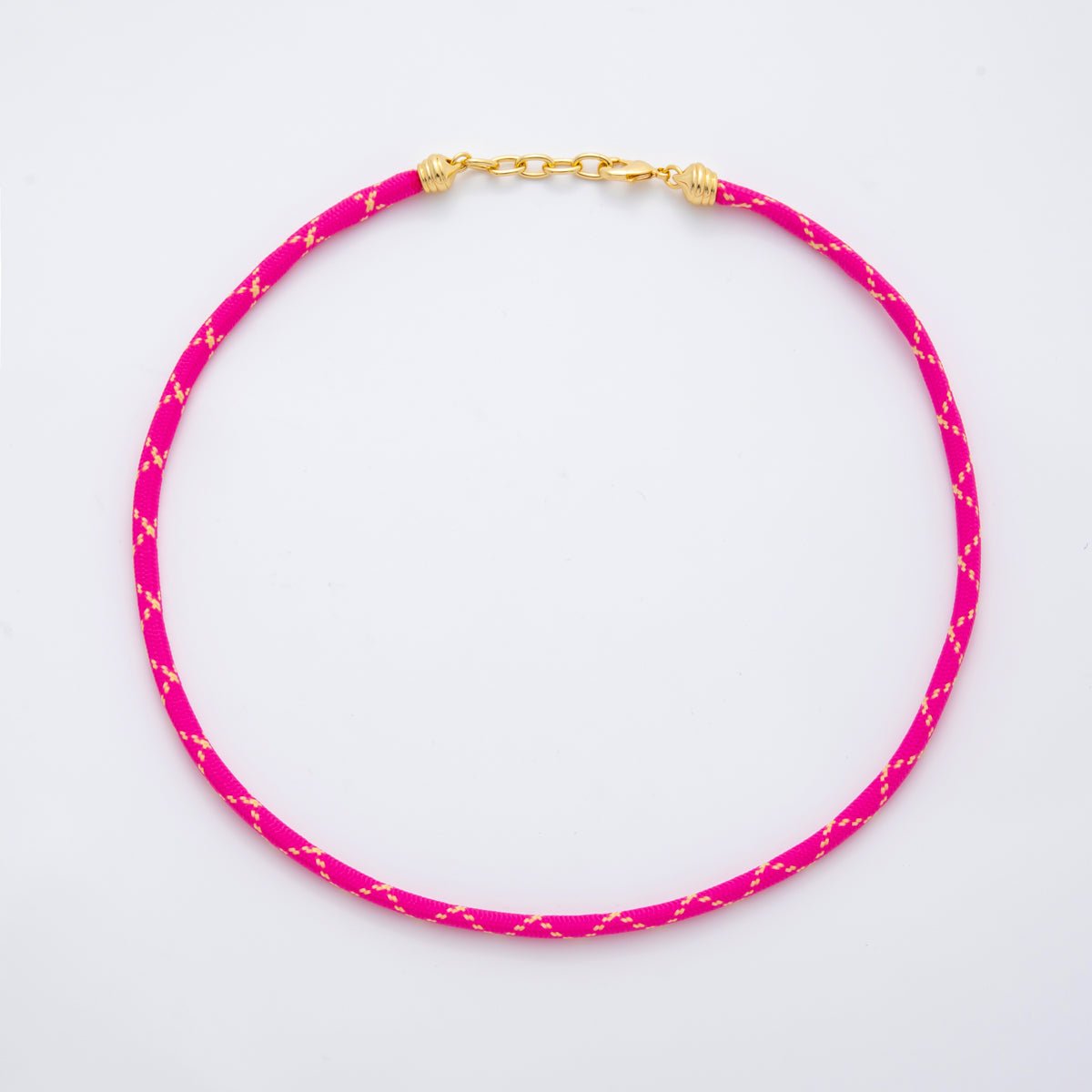 24K Gold Filled Summer Fall Cotton Cord Necklace | WA - A001 ~ WA - 291 - DLUXCA
