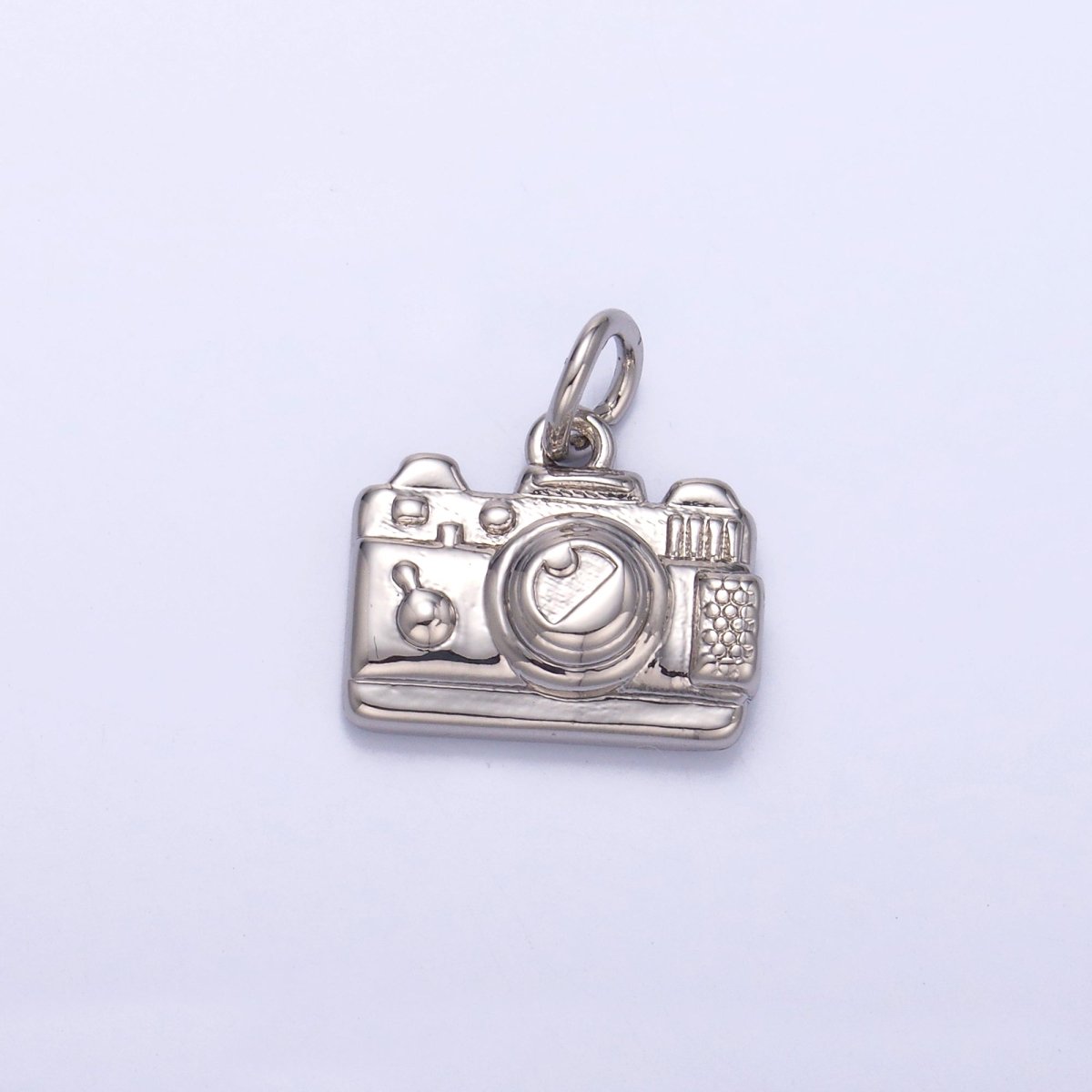24K Gold Filled Vintage Photography Camera Charm in Gold & Silver | N013 - DLUXCA
