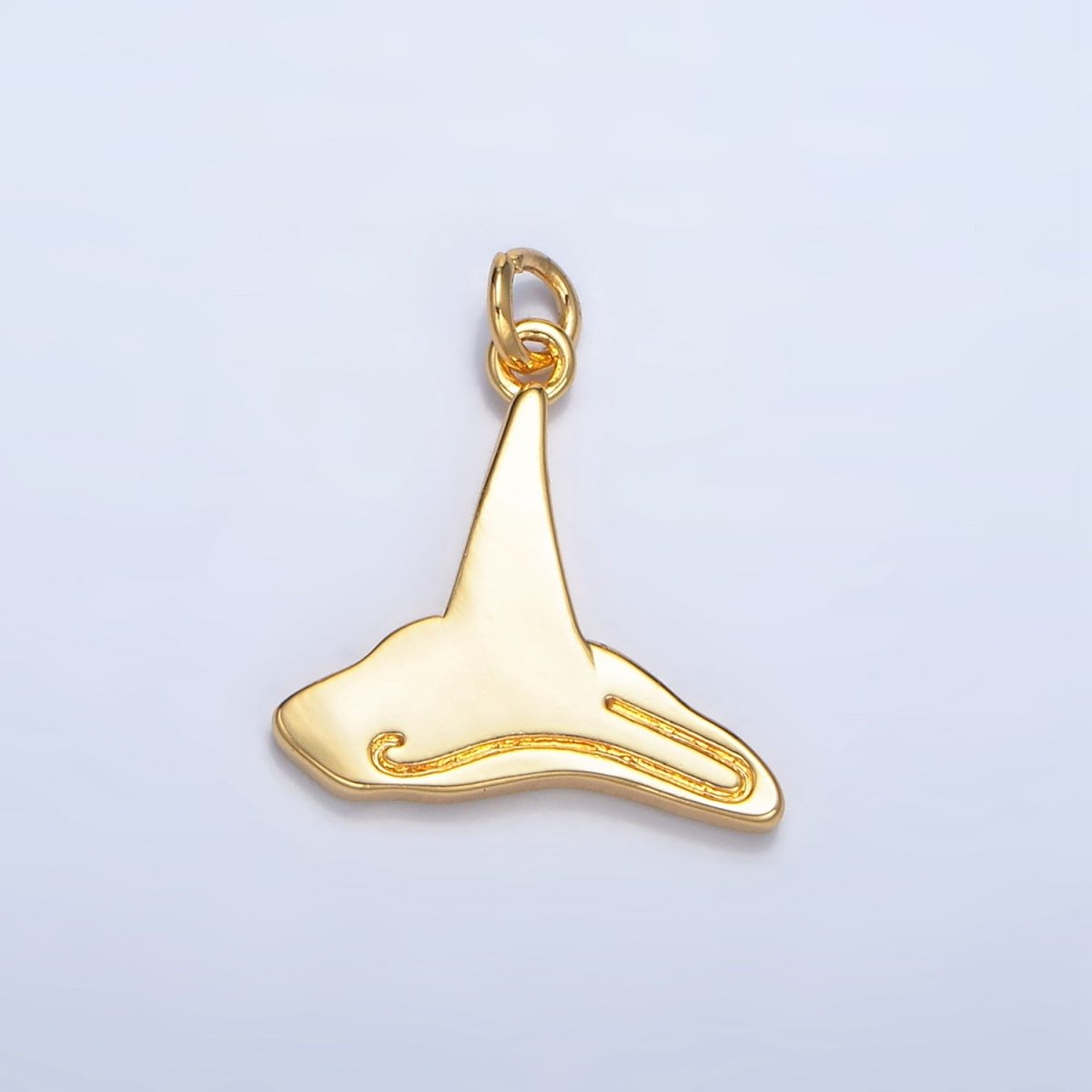 24K Gold Filled Witch Hat Holiday Charm in Gold & Silver | W015 - DLUXCA