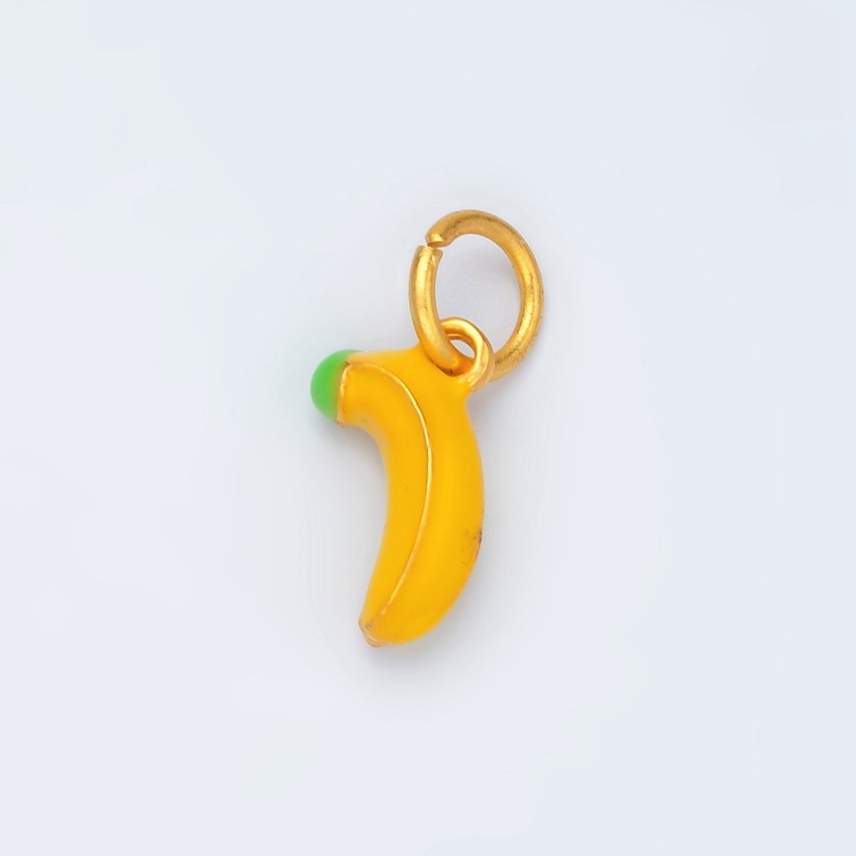 24K Gold Filled Yellow Ripe Banana Fruit Charm | AG916 - DLUXCA