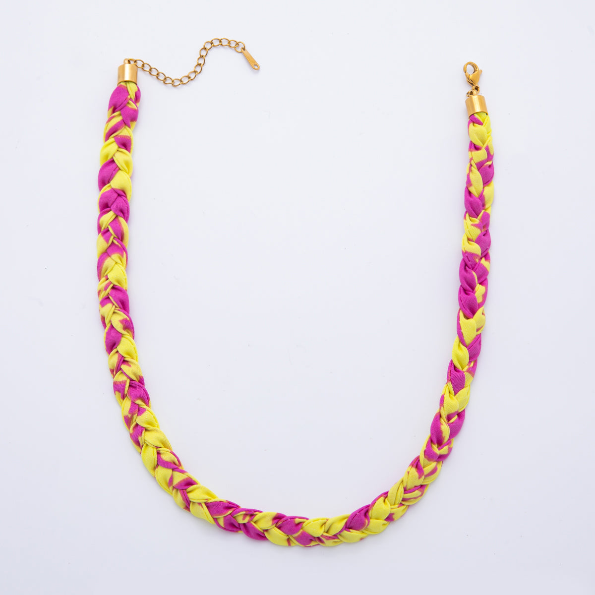 Ready to wear Fabric Necklace 17 Inch for Jewelry Making Supply WA-674