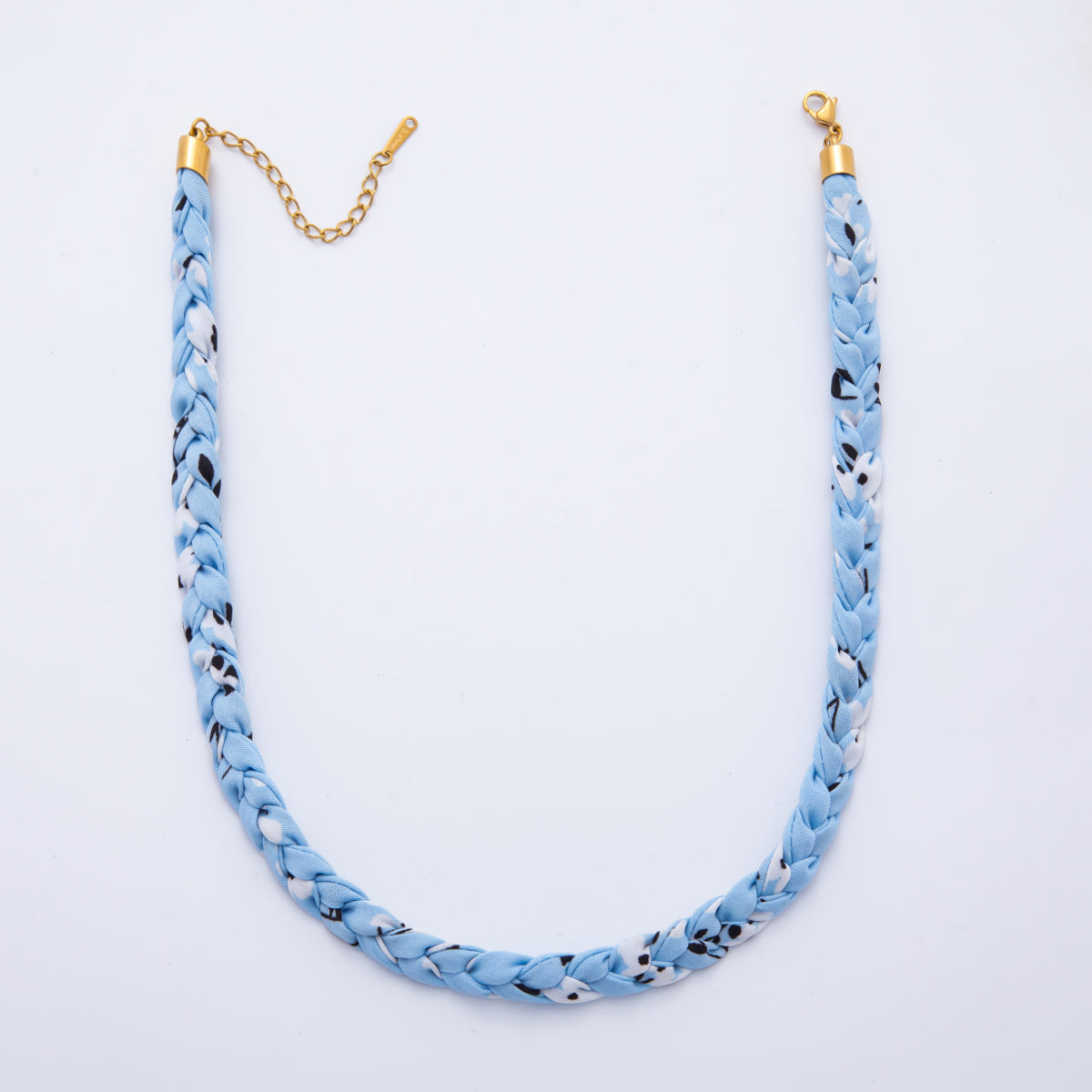 Ready to wear Fabric Necklace 17 Inch for Jewelry Making Supply WA-674