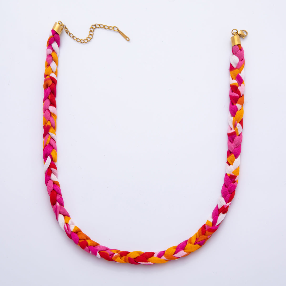 Ready to wear Fabric Necklace 17 Inch for Jewelry Making Supply WA-674