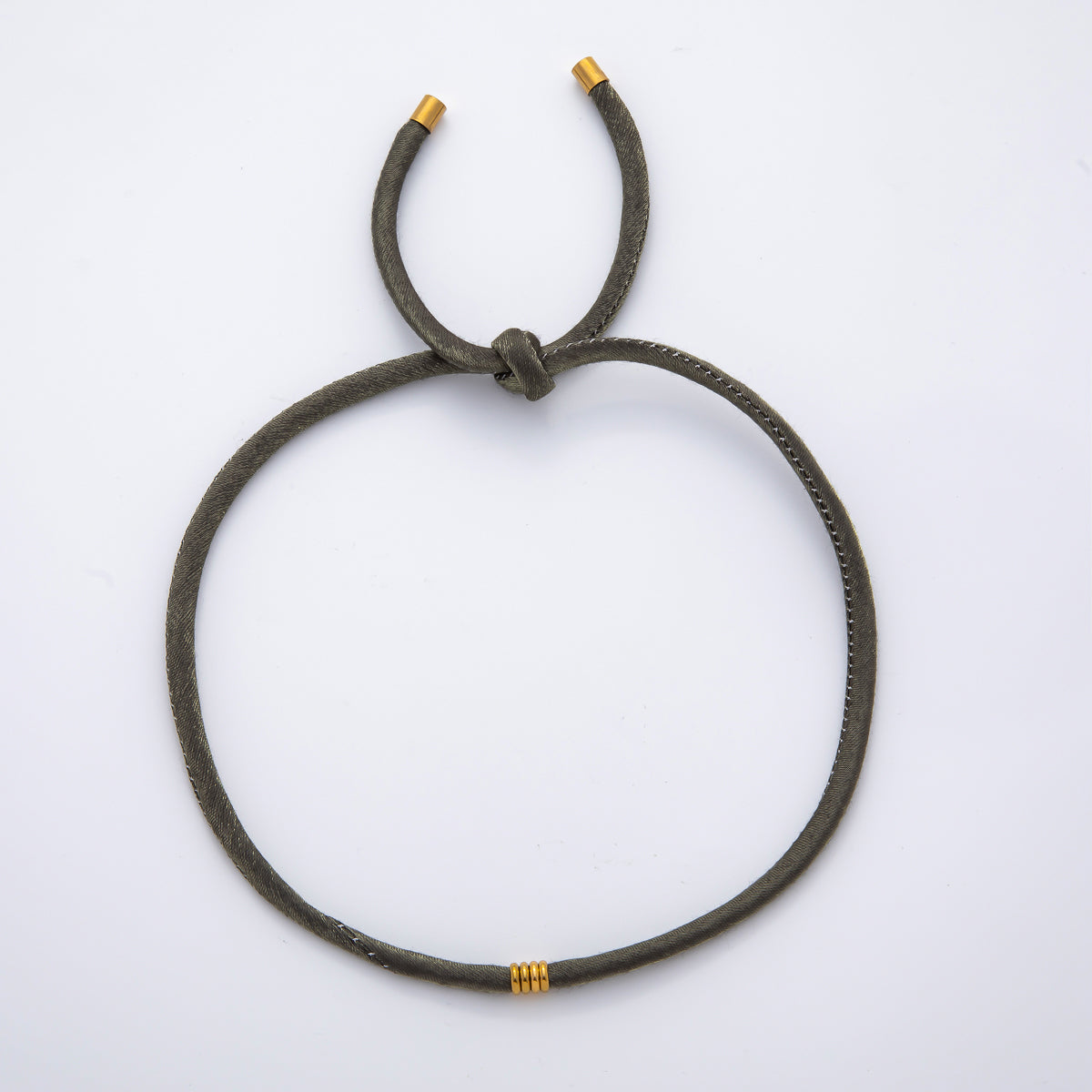 Stainless Steel Soft Silk feel Paracord Knot Tied Necklace | WA-1628 ~ WA-1652