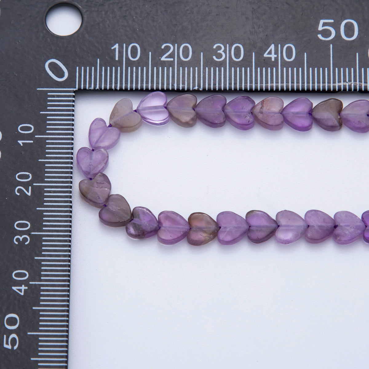 6mm Red Carnelian Natural Gemstone Heart Bead Strand Finding | WA-3206