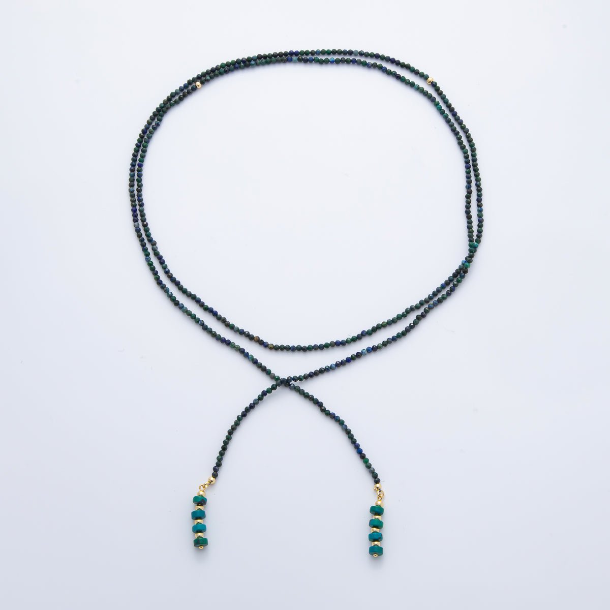 3.4mm Black, Green, Blue Dyed Agate Rondelle Bead Strands Findings | WA - 1229 - DLUXCA