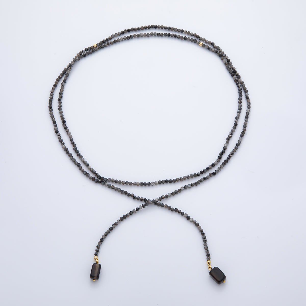 3.4mm Black, Green, Blue Dyed Agate Rondelle Bead Strands Findings | WA - 1229 - DLUXCA