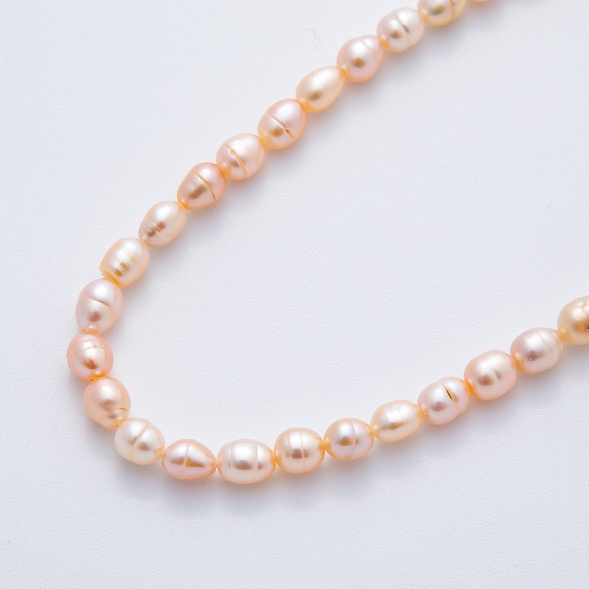 4.5mm Champagne, Purple Natural Freshwater Pearl Beads Strands | WA - 3497 - WA - 3499 - DLUXCA