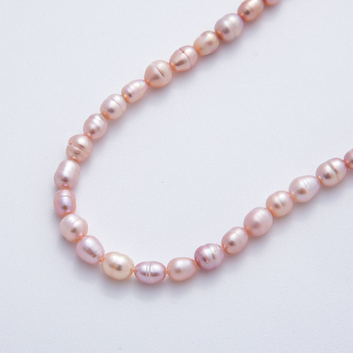 4.5mm Champagne, Purple Natural Freshwater Pearl Beads Strands | WA - 3497 - WA - 3499 - DLUXCA