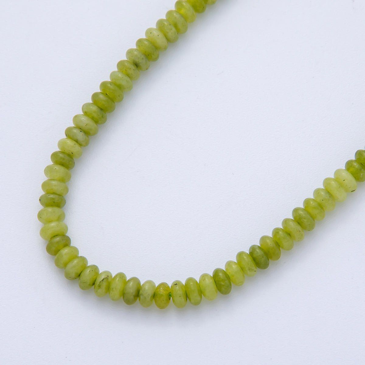 4.8mm x 2.5mm Rondelle Natural Gemstone Strand Finding | WA - 04176 ~ WA - 04185 - DLUXCA