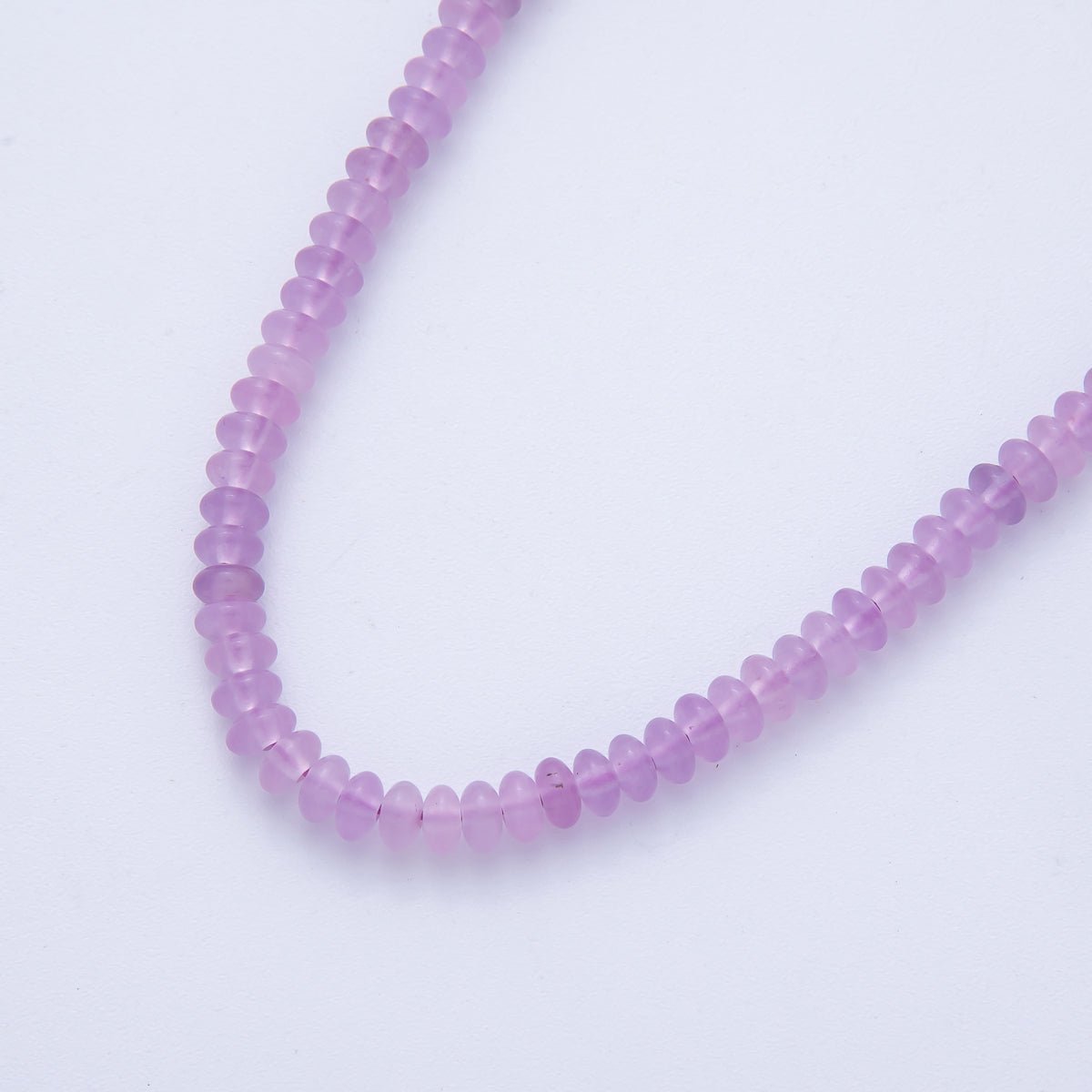 4.8mm x 2.5mm Rondelle Natural Gemstone Strand Finding | WA - 04176 ~ WA - 04185 - DLUXCA