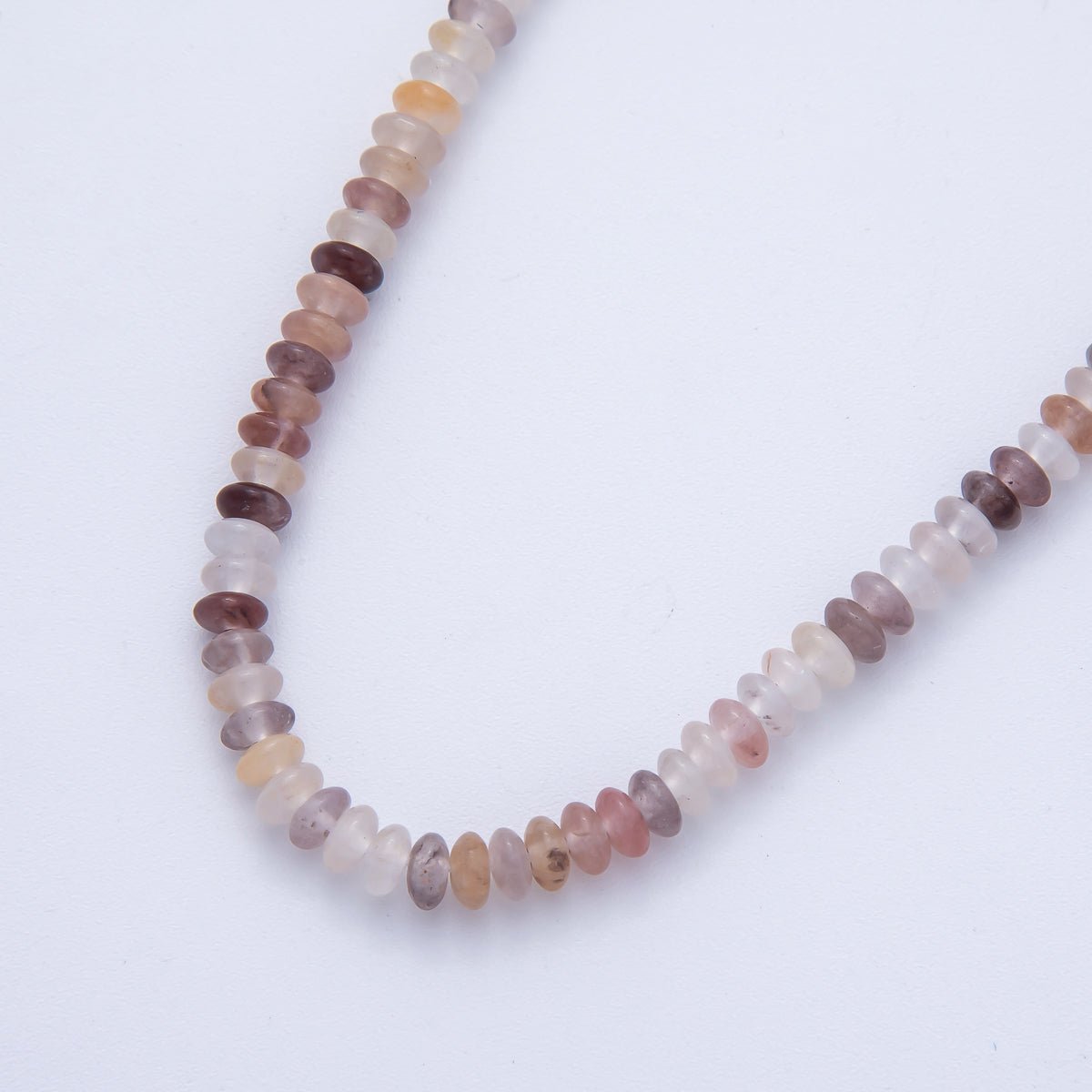 4.8mm x 2.5mm Rondelle Natural Gemstone Strand Finding | WA - 04176 ~ WA - 04185 - DLUXCA