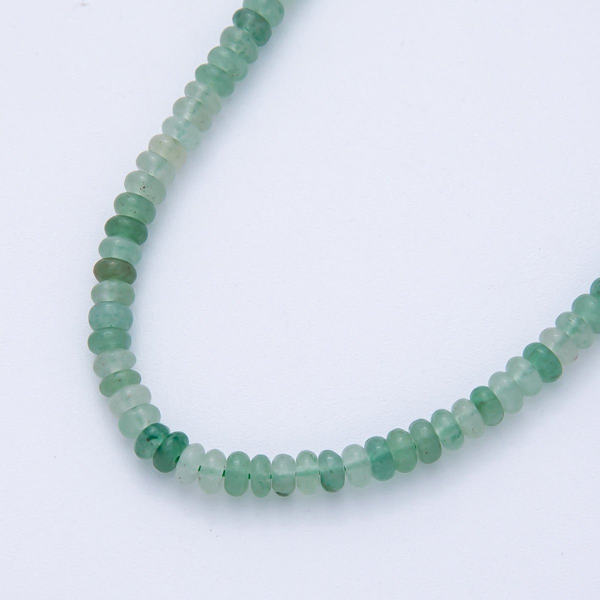 4.8mm x 2.5mm Rondelle Natural Gemstone Strand Finding | WA - 04176 ~ WA - 04185 - DLUXCA