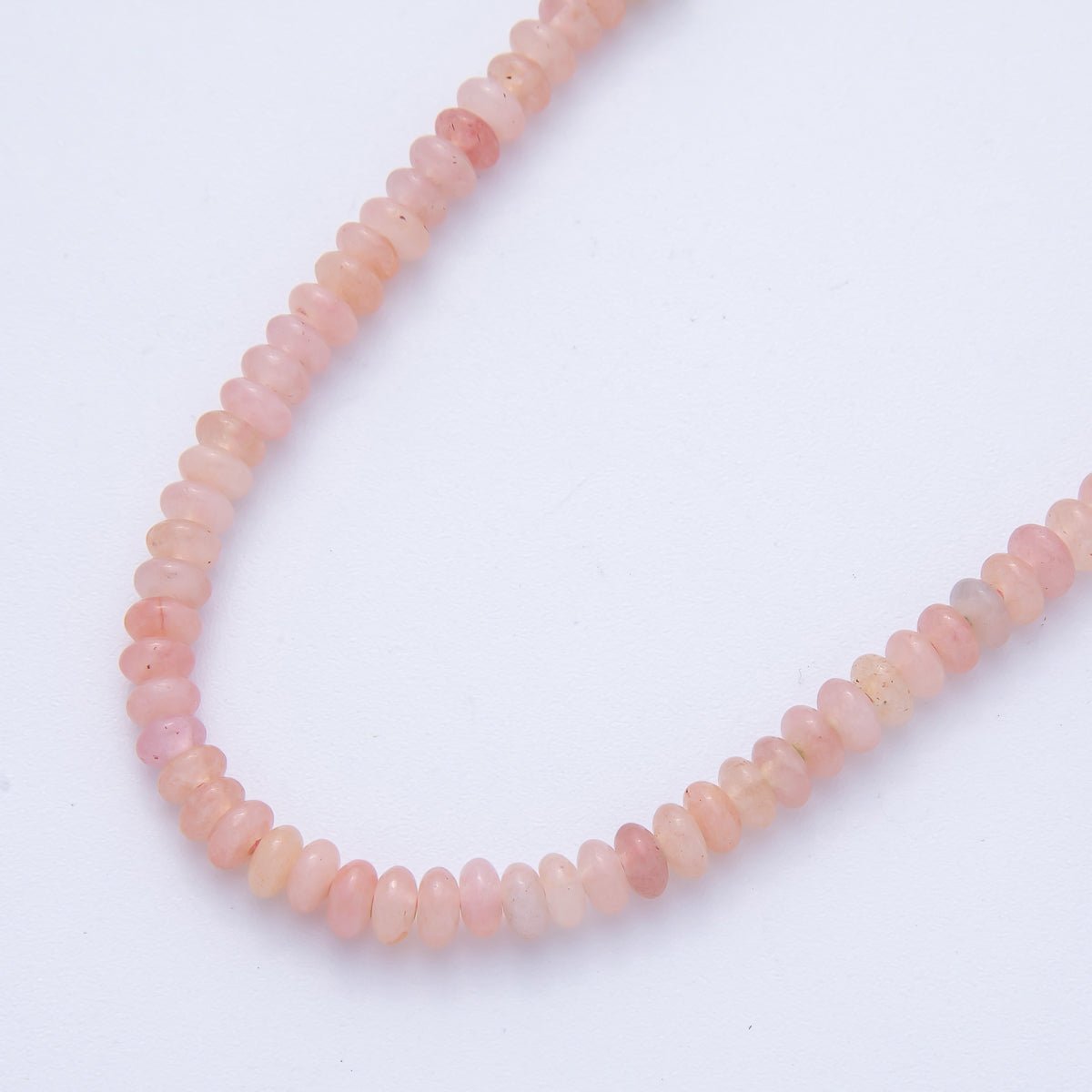 4.8mm x 2.5mm Rondelle Natural Gemstone Strand Finding | WA - 04176 ~ WA - 04185 - DLUXCA