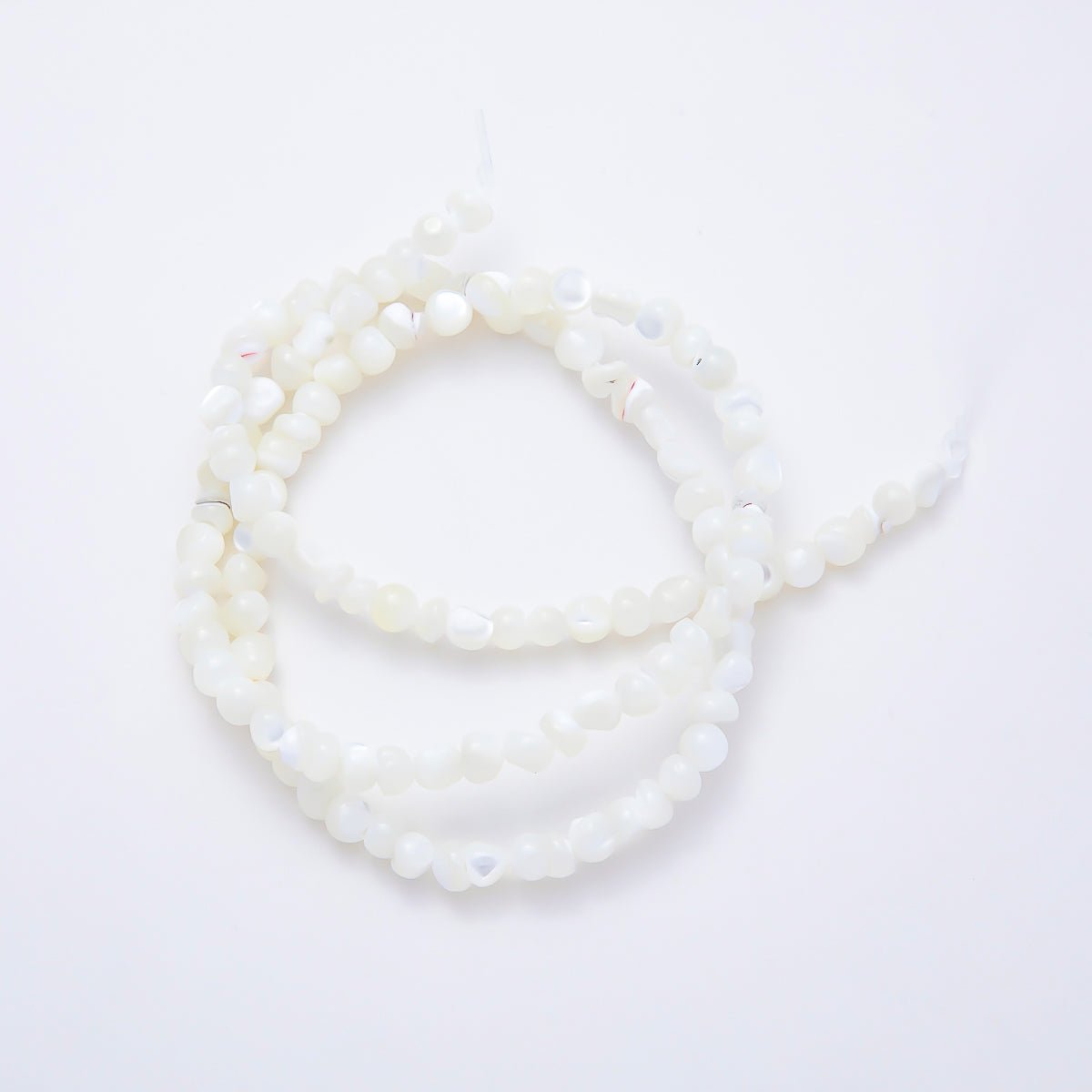 4mm Irregular Nugget Pebble Dyed Shell Pearl Gemstone Bead Strands Finding | WA-02190 ~ WA-02279 - DLUXCA