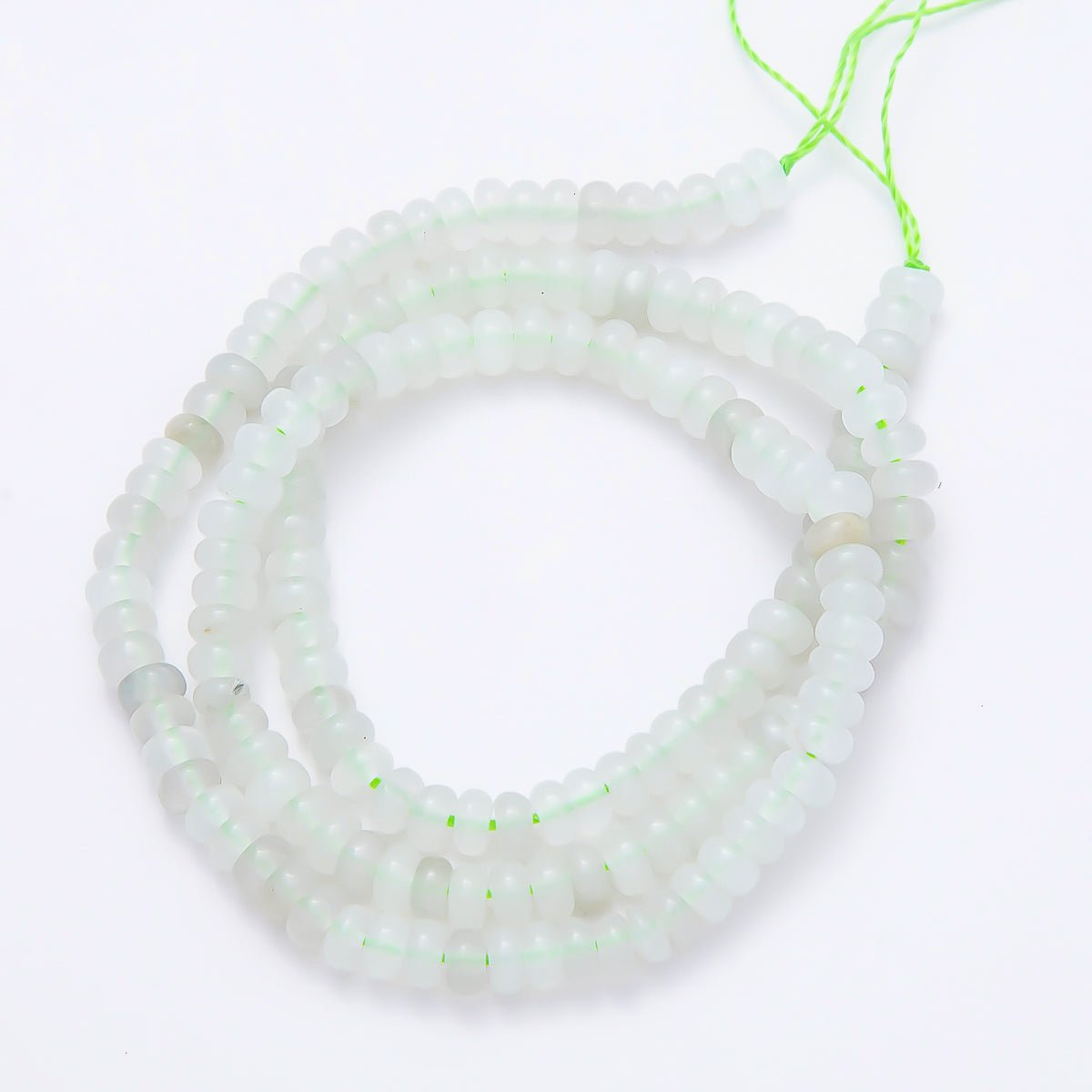 4mm Mini Rondelle Natural Gemstone Bead Strand Finding | WA-00043 - DLUXCA