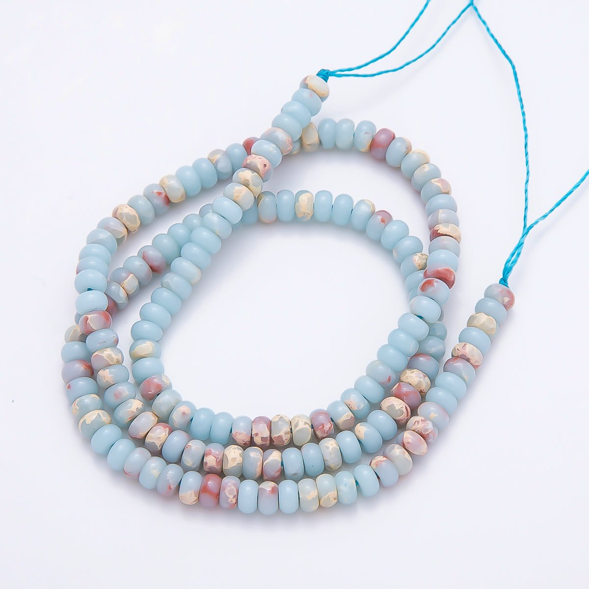 4mm Mini Rondelle Natural Gemstone Bead Strand Finding | WA-00043 - DLUXCA