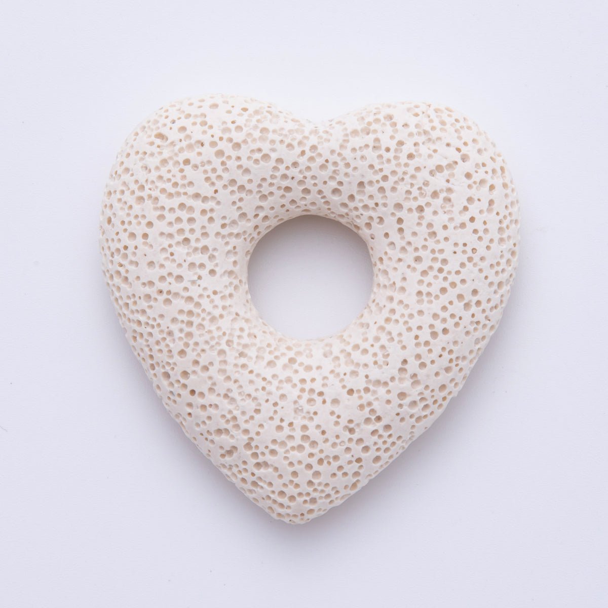 53mm Black, Blue, Green Textured Lava Stone Heart Lovely Finding | Z1470 ~ Z1473 - DLUXCA