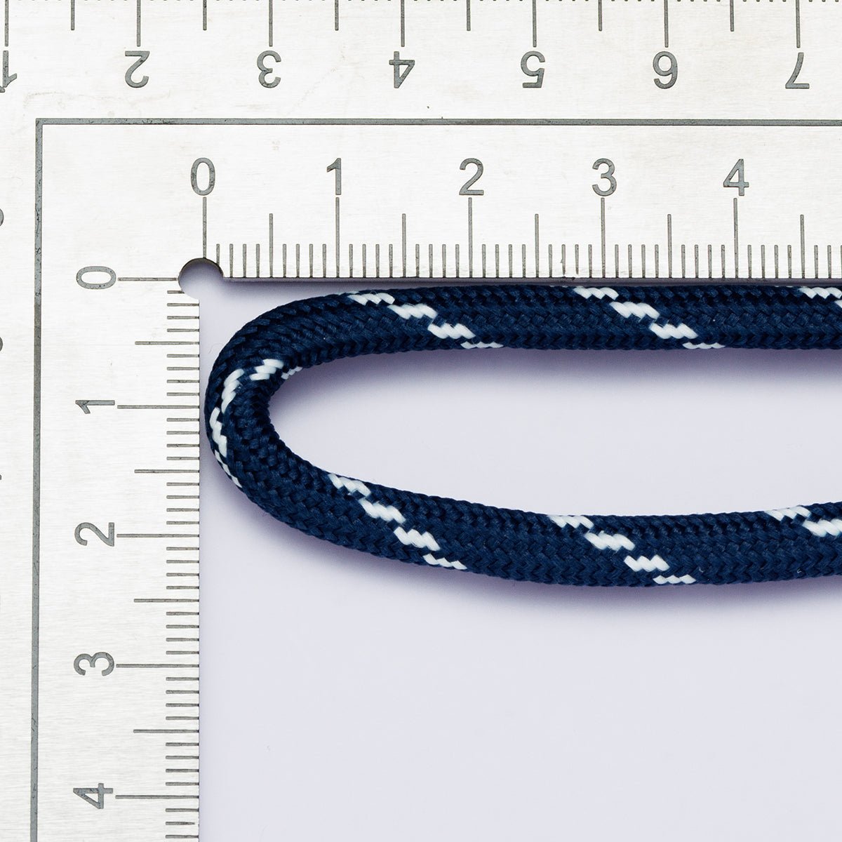 5mm Navy Blue Cotton Summer Sport Cord Paracord Unfinished Chain by Yard | Roll - 01857 - DLUXCA